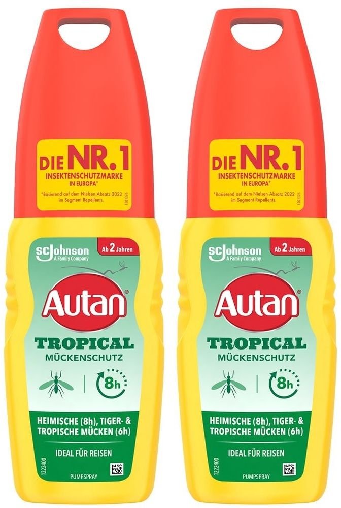 Autan Tropical Pumpspray 2x 2x100 ml Spray