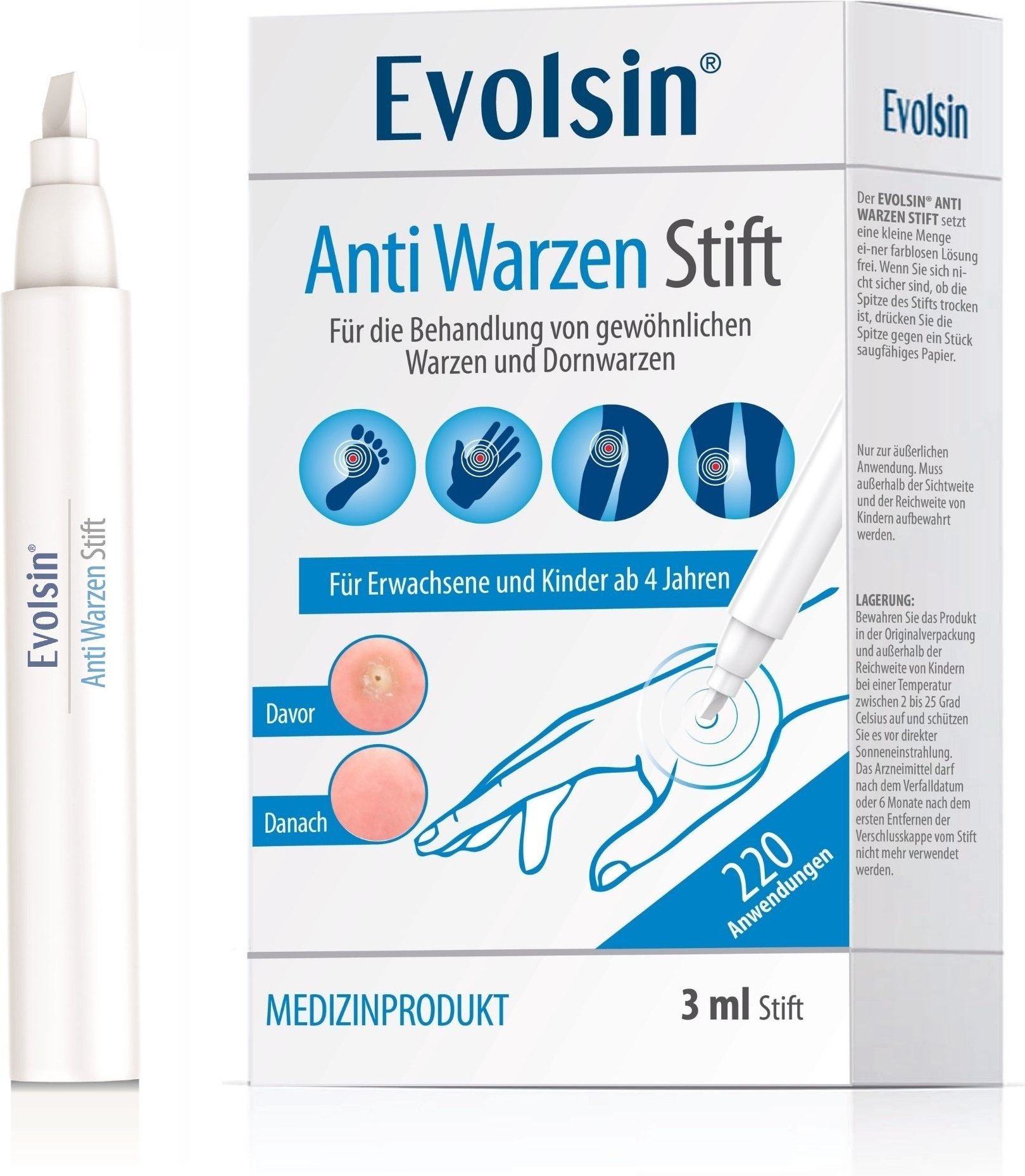 Evolsin Anti-Warzen Stift 3 ml Stifte