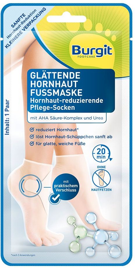 Hornh.fussmsk Glaettend 2 St Maske