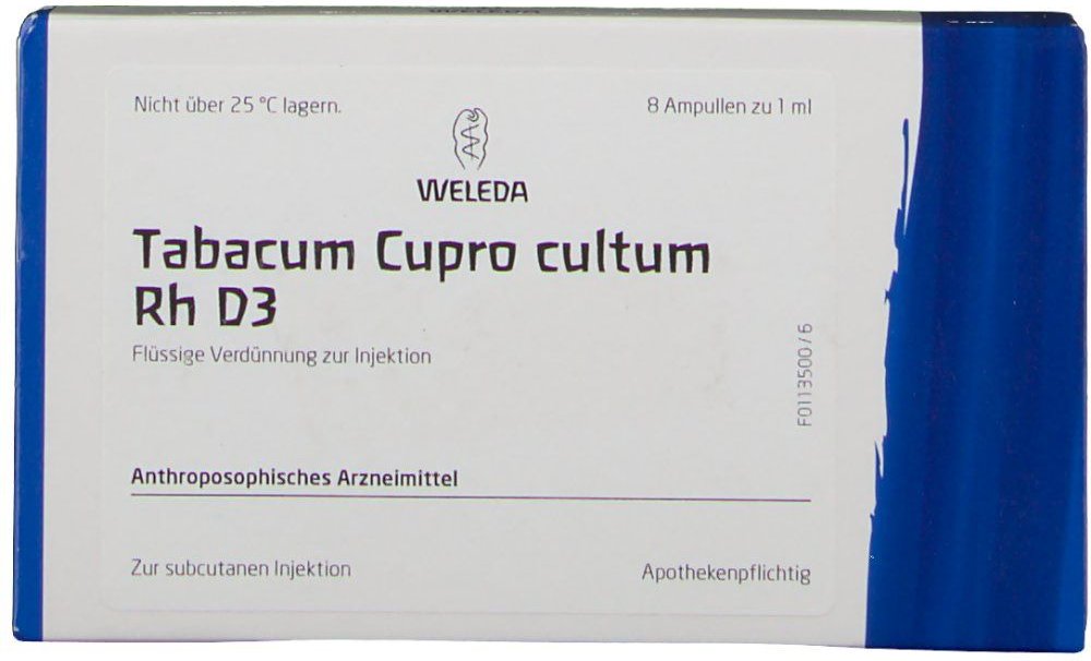 Thumbnail - Tabacum Cupro cultum Rh D 3 Ampullen 8x1 ml