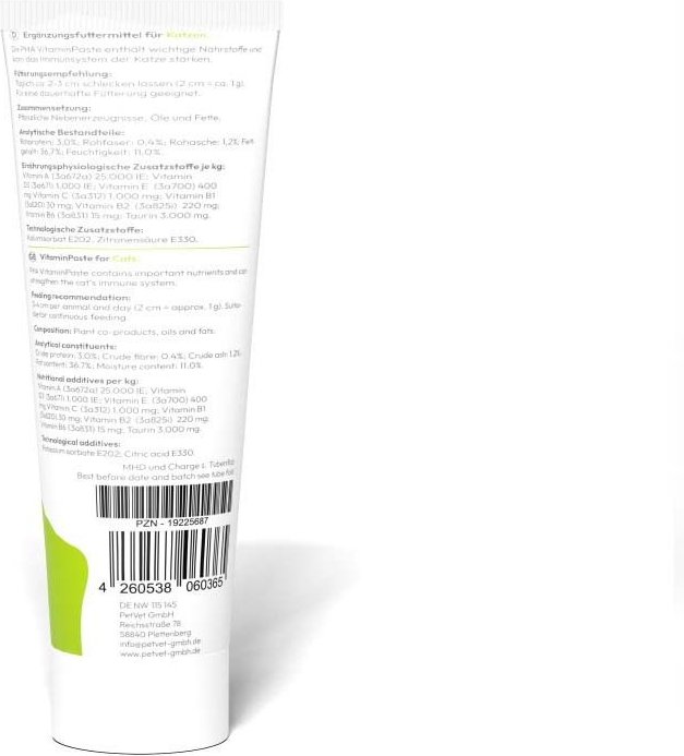 PHA VitaminPaste f.Katzen 100 ml Paste
