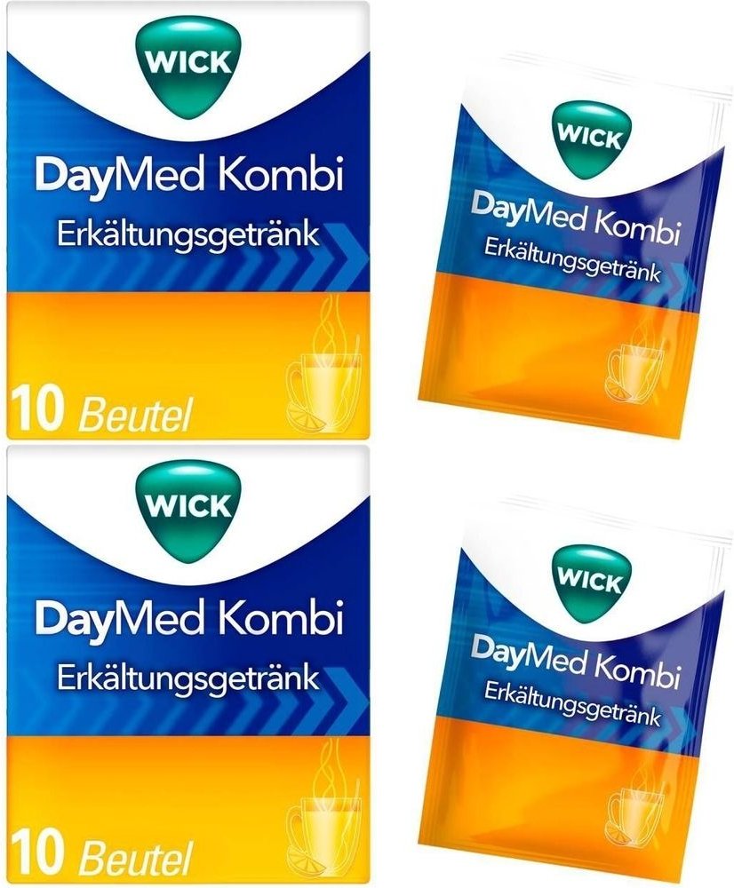 Wick DayMed Kombi Erkältungsgetränk 2x 2x10 St Pulver zur Herstellung einer Lösung zum Einnehmen