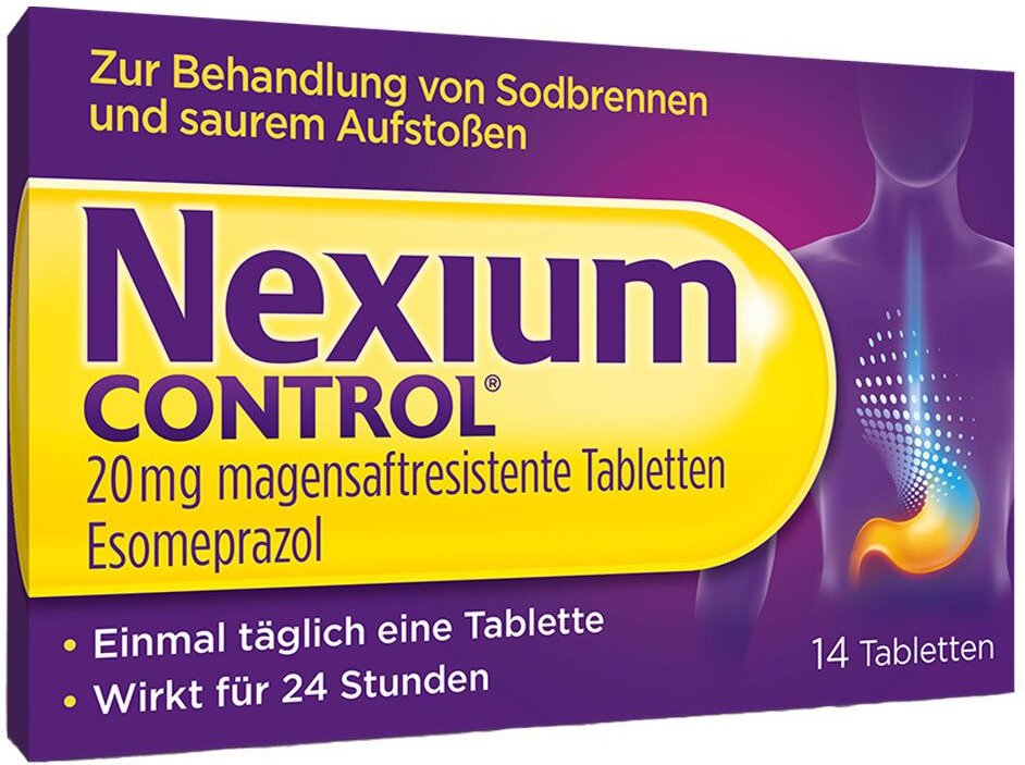 Nexium Control 20 mg magensaftresistente Tabletten 14 St magensaftresistent