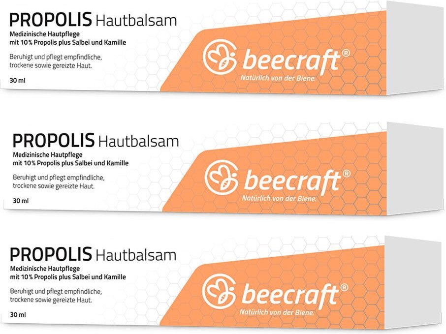 Thumbnail - Beecraft Propolis Hautbalsam 3x30 ml Balsam