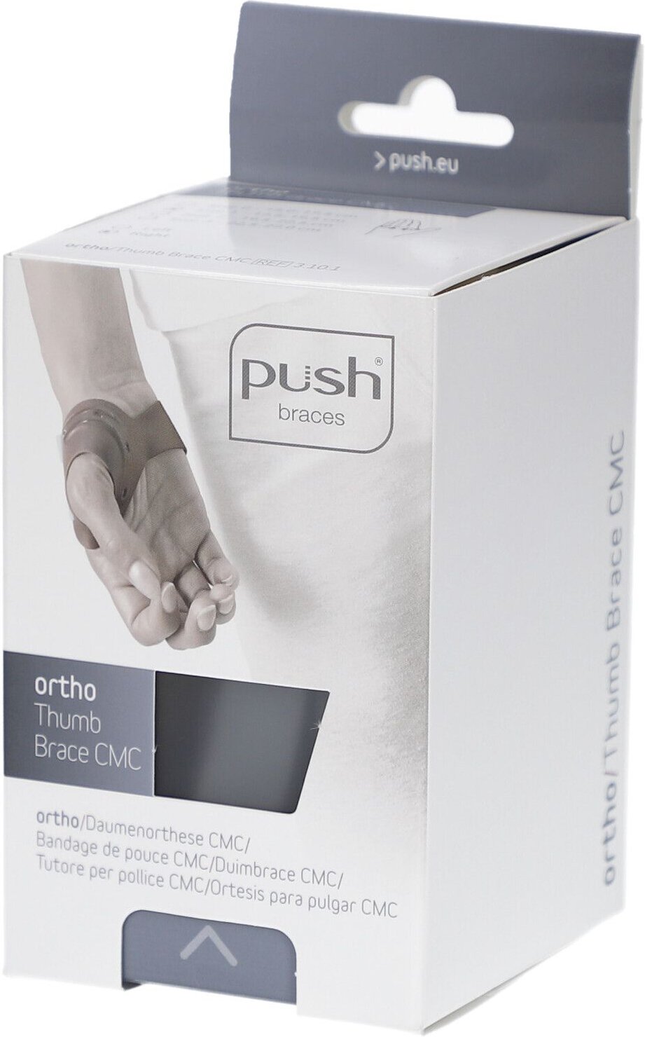 Push CMC Daumenorthese Gr1 16.0-19.5cm grau rechts 1 St