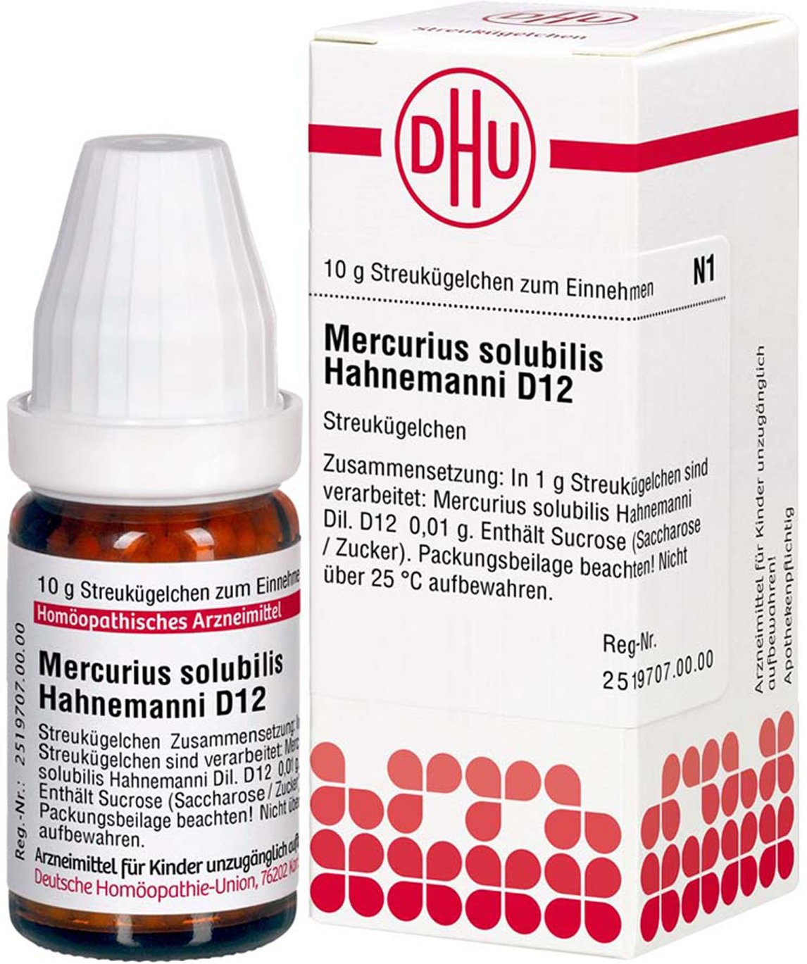 DHU Mercurius solubilis D 12 Globuli