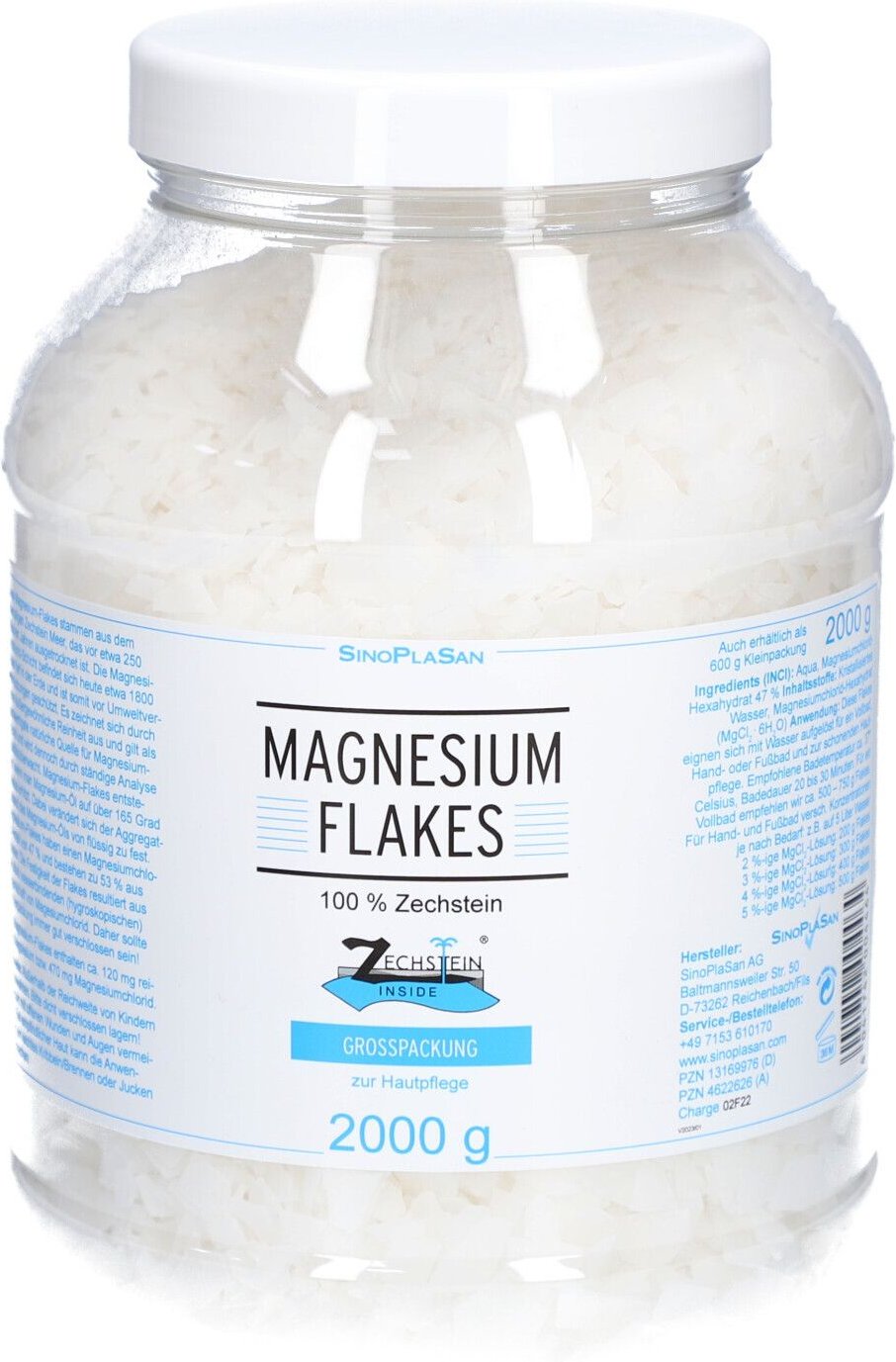 Magnesium Flakes 100% Zechstein Bad