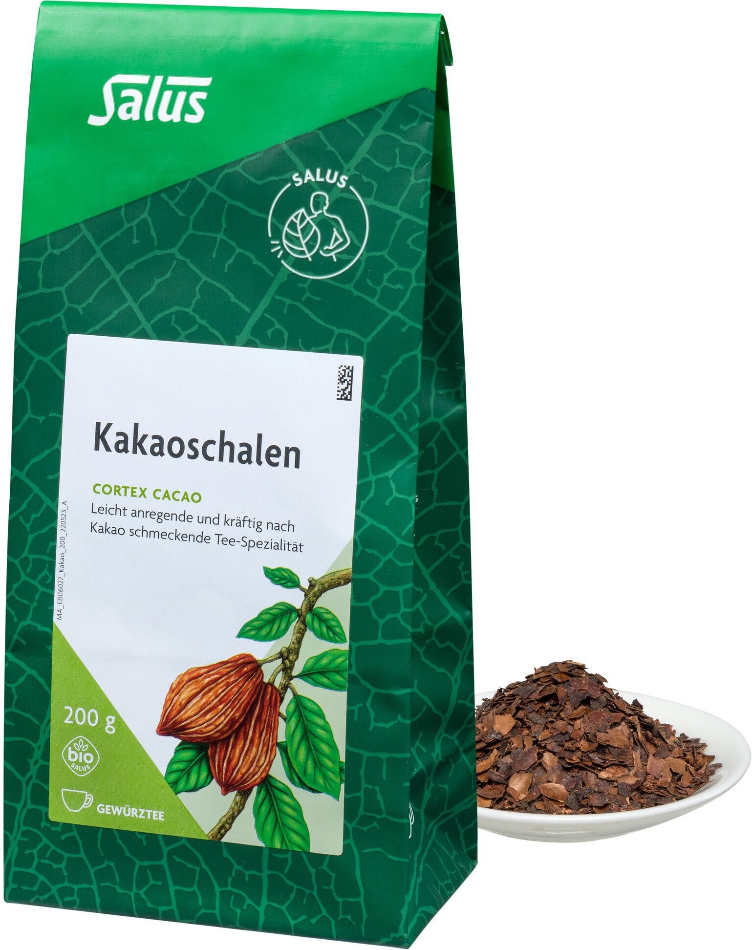 Kakaoschalen Tee Bio Cortex cacao Salus
