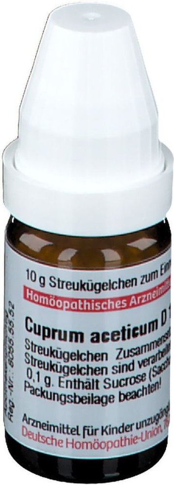 Cuprum Aceticum D 12 Globuli 10 g