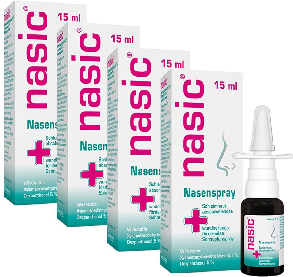 Thumbnail - Nasic 4er-Pack 4x15 ml Nasenspray