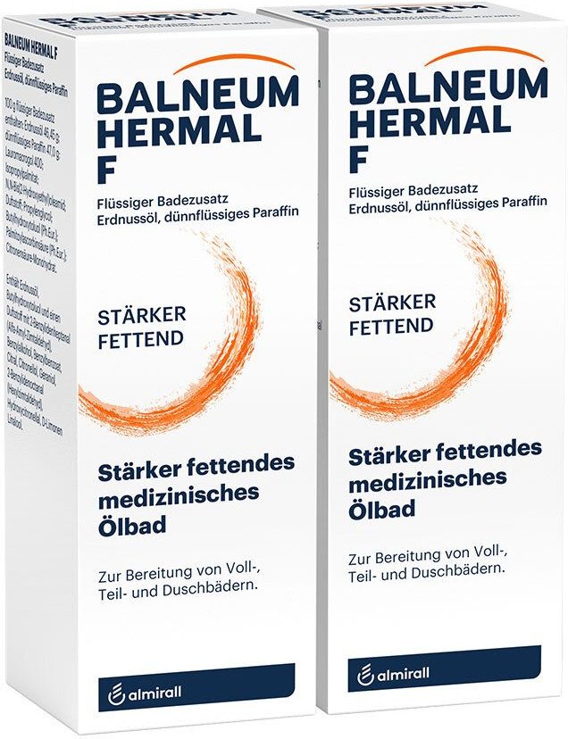 Balneum Hermal F flüssiger Badezusatz 2x500 ml Flüssigkeit