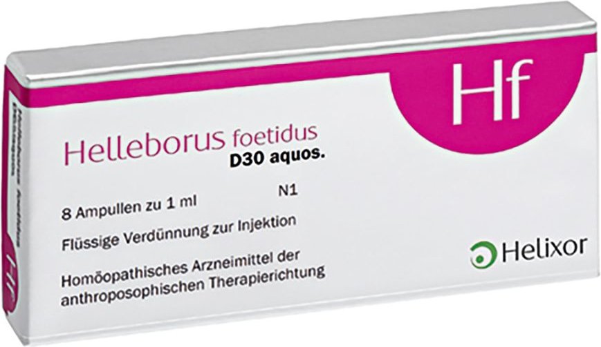 Helleborus Foetidus aquos. D 30 Ampullen 8x1 ml