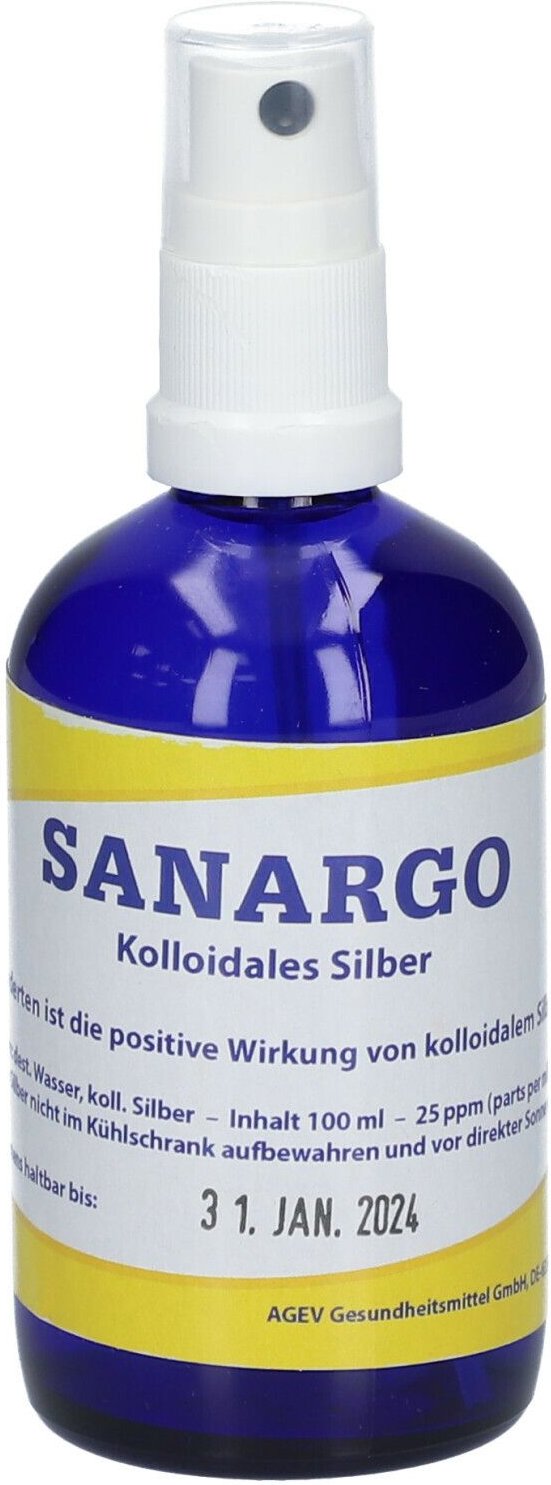 Sanargo kolloidales Silber Sprühflasche