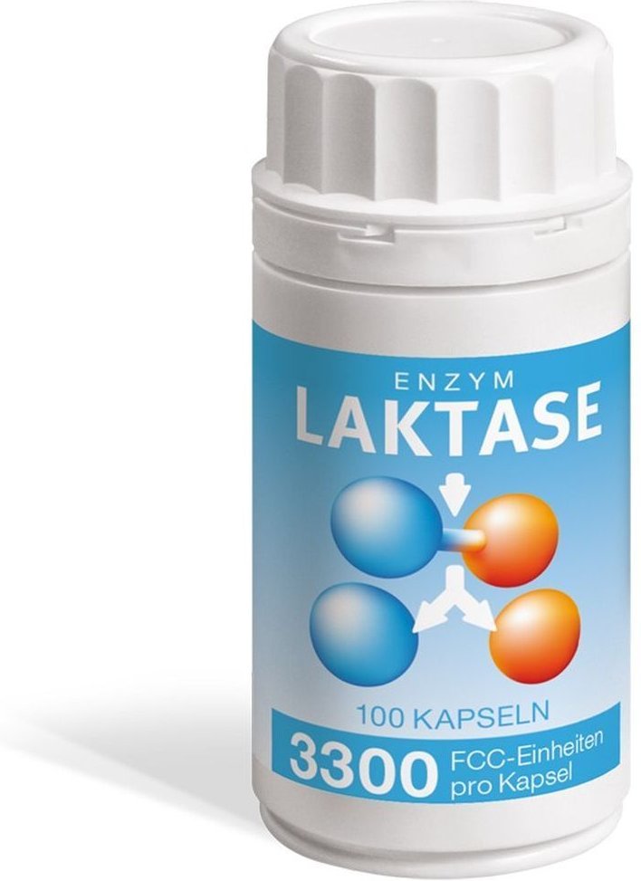 Laktase 3.300 FCC Enzym Kapseln 100 St