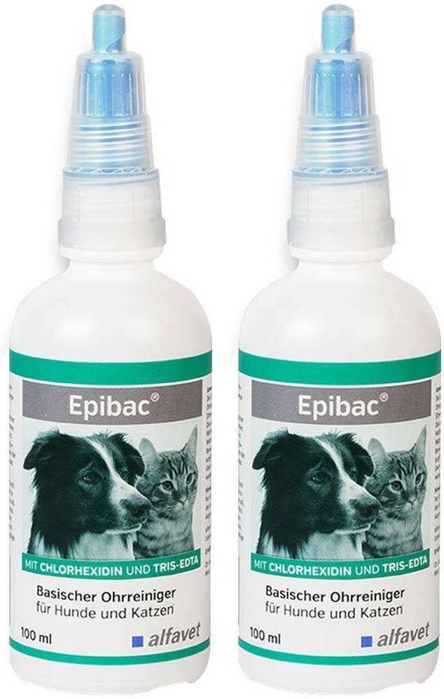 Epibac Ohrr F Hunde/Katzen x2 2x100 ml Lösung