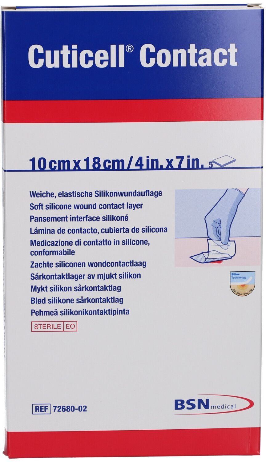 Cuticell Contact 10x18 cm Verband 5 St