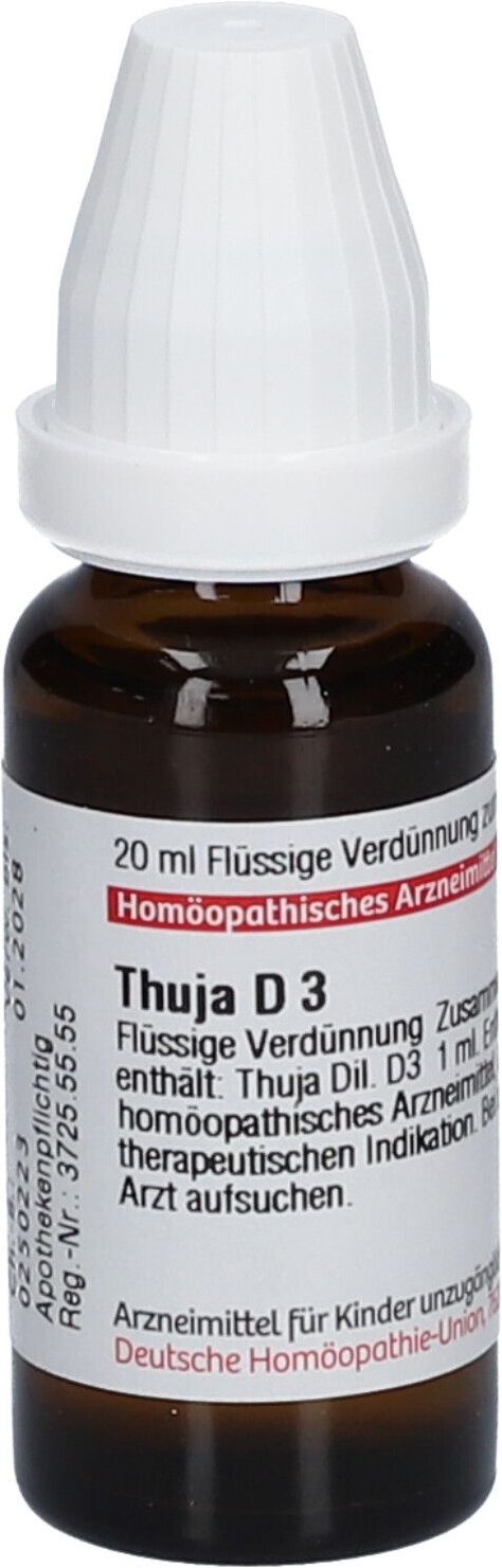 Thuja D 3 Dilution 20 ml
