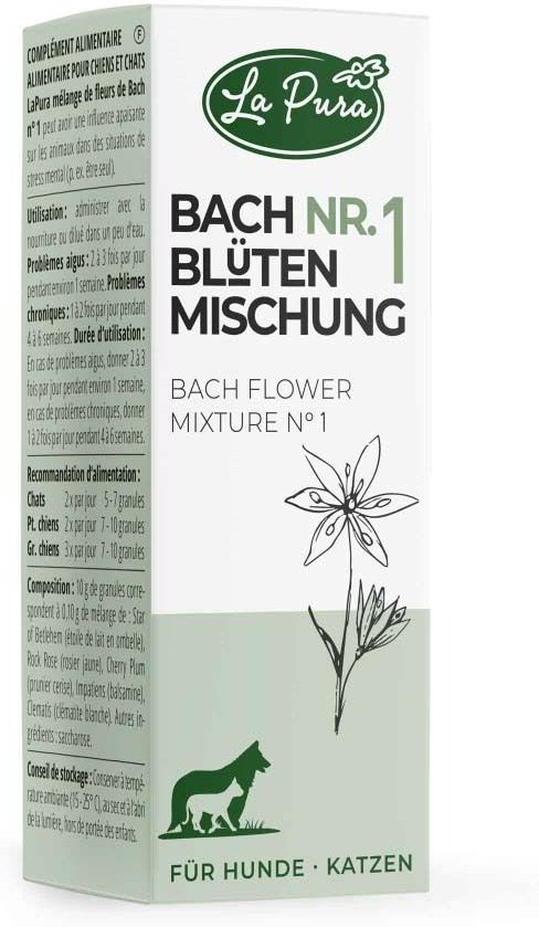 Lapura Bachblütenmischung Nr.1 Glob.f.Hunde/Katzen 10 g Globuli