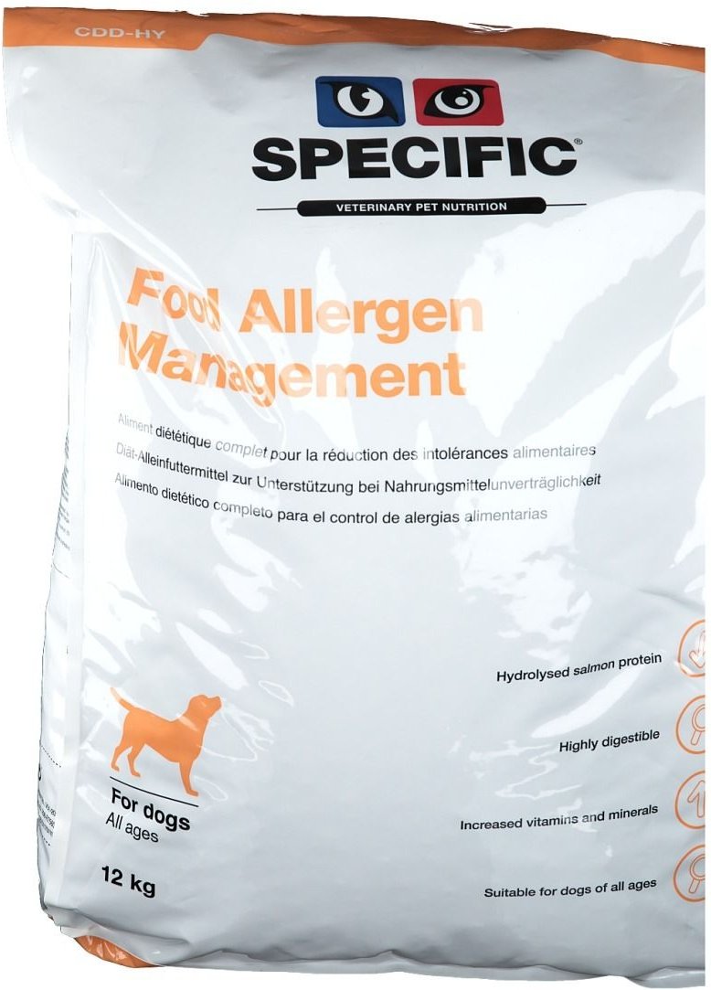Specific Cdd-Hy Food Allergy Management 12kg 12 kg Pellets