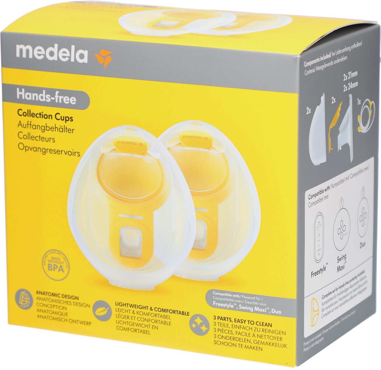Thumbnail - Hands-free Collection Cups Set 1 St Pumpe