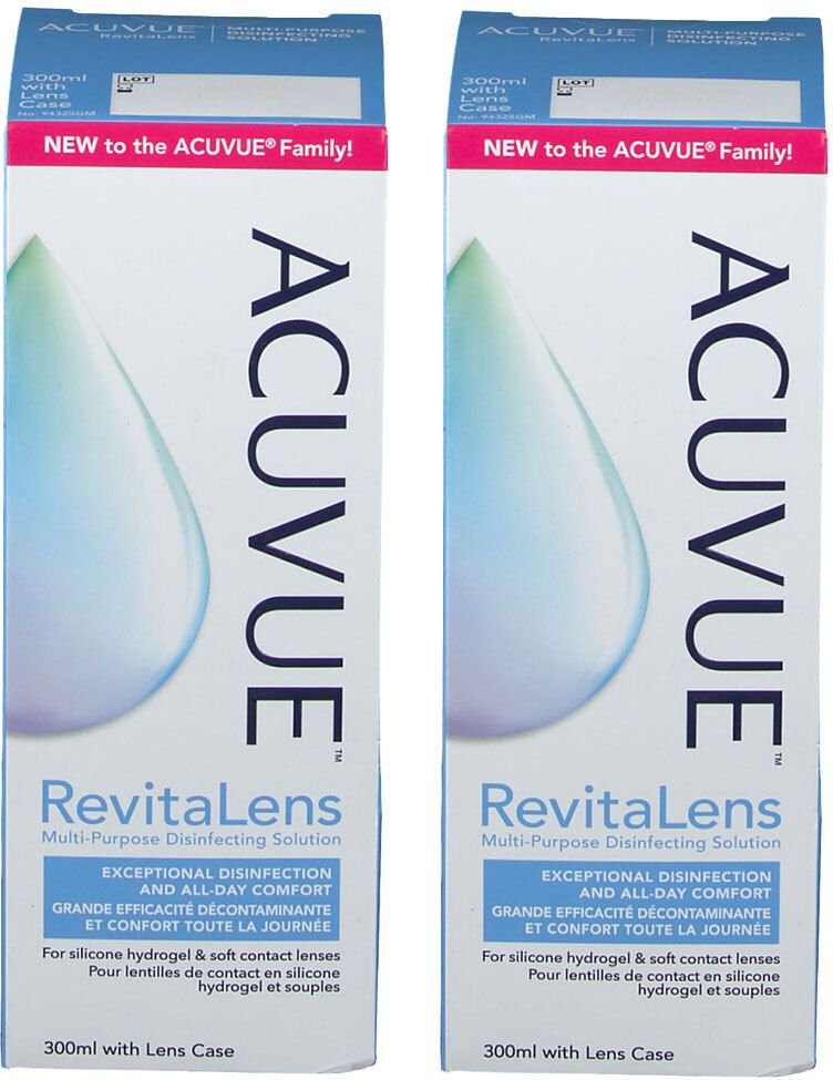 Acuvue RevitaLens (2x Behälter + 2x300ml Kombilösung) Kombilösung, Pflegemittel