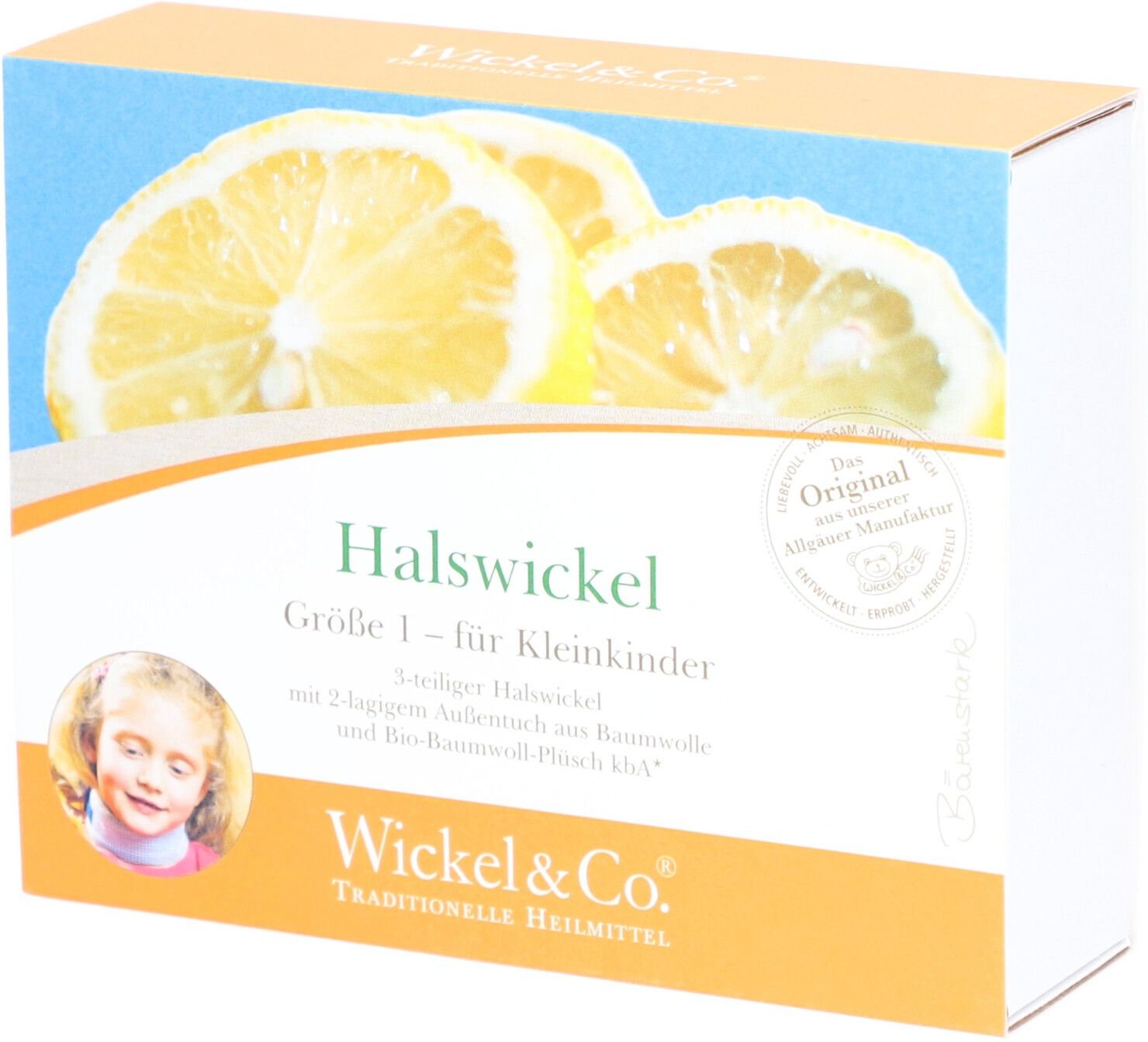 Halswickel Gr. 1, karo blau 1 St Folie