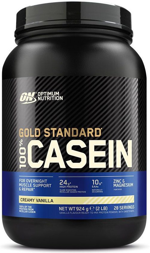 Optimum Nutrition 100 % Casein, Creamy Vanilla, Pulver 924 g