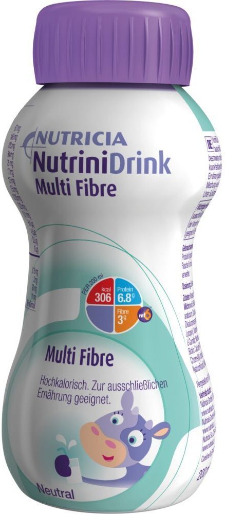 Thumbnail - Nutrinidrink MultiFibre Neutral 32x200 ml Flüssigkeit