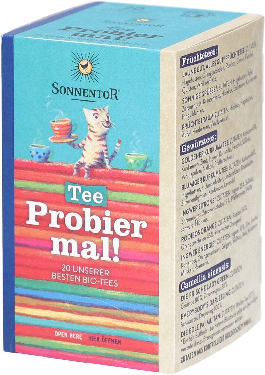 Sonnentor Probier mal kennenler Tee ass BIO 20 Stk St