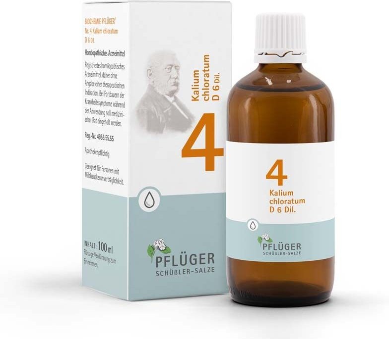 Thumbnail - Biochemie Pflüger 4 Kalium chloratum D 6 Tropfen