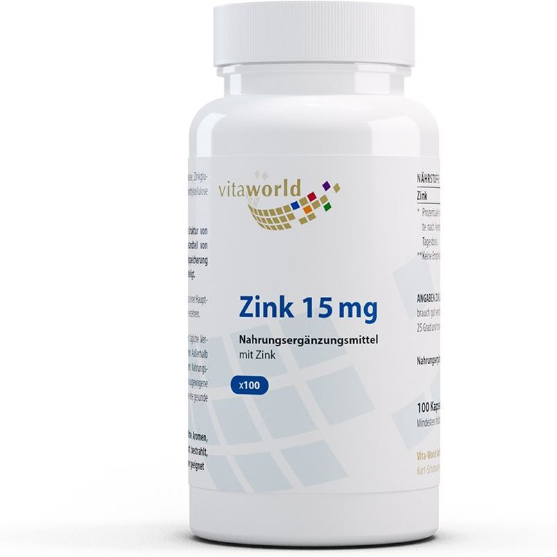 Zink 15 mg Zinkgluconat Kapseln