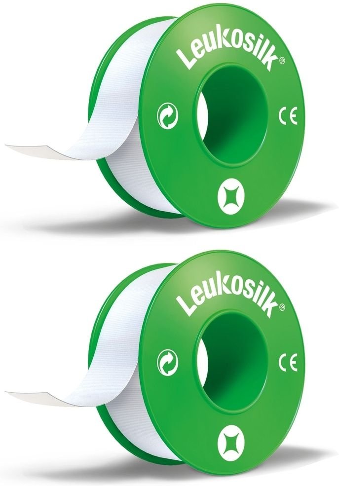 Leukosilk 2,5 cmx5 m Blisterkarte 2x 2x1 St Pflaster
