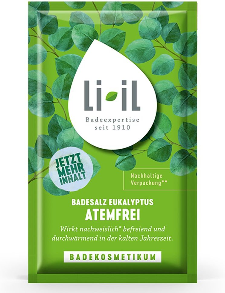 Li-Il Badesalz Eukalyptus atemfrei 80 g Bad