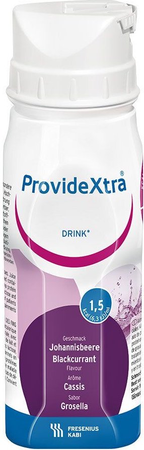 Provide Xtra Drink Johannisbeere Trinkflasche 4x200 ml Lösung