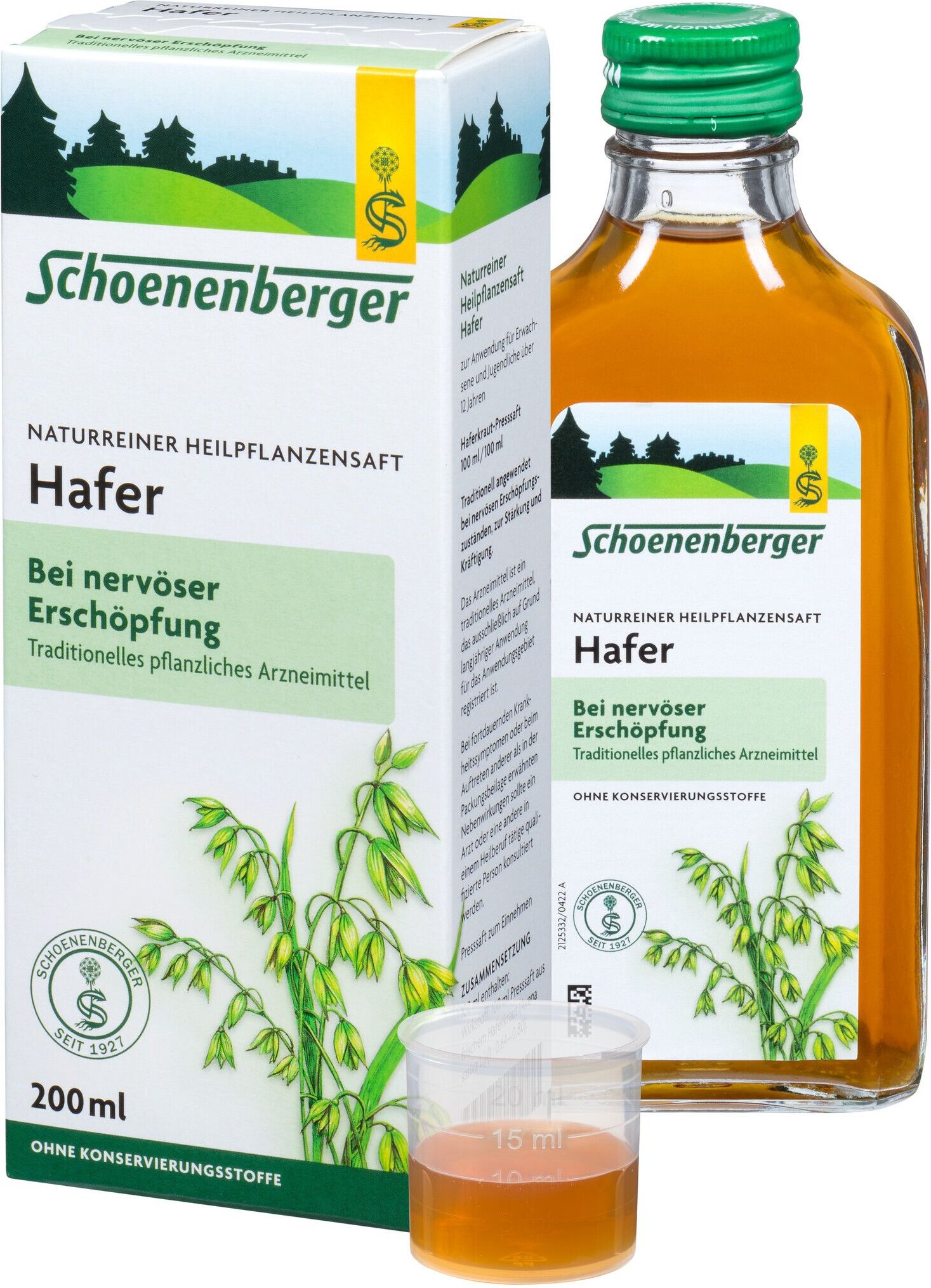 Hafersaft Schoenenberger 200 ml Saft