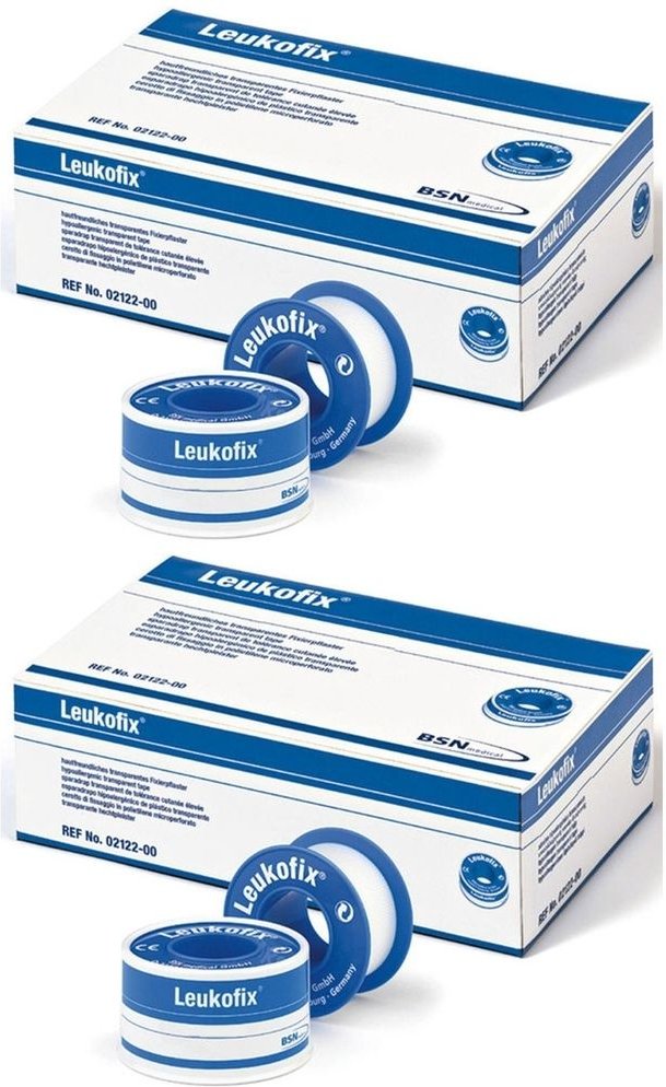 Leukofix Verbandpfl.1,25 cmx5 m 2x 2x1 St Pflaster