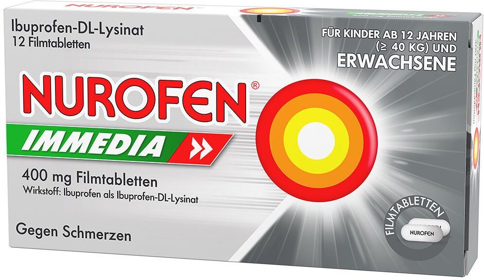 Nurofen Immedia 400 mg Filmtabletten 12 St