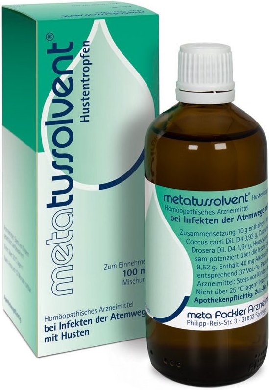 Metatussolvent Hustentropfen 100 ml Mischung