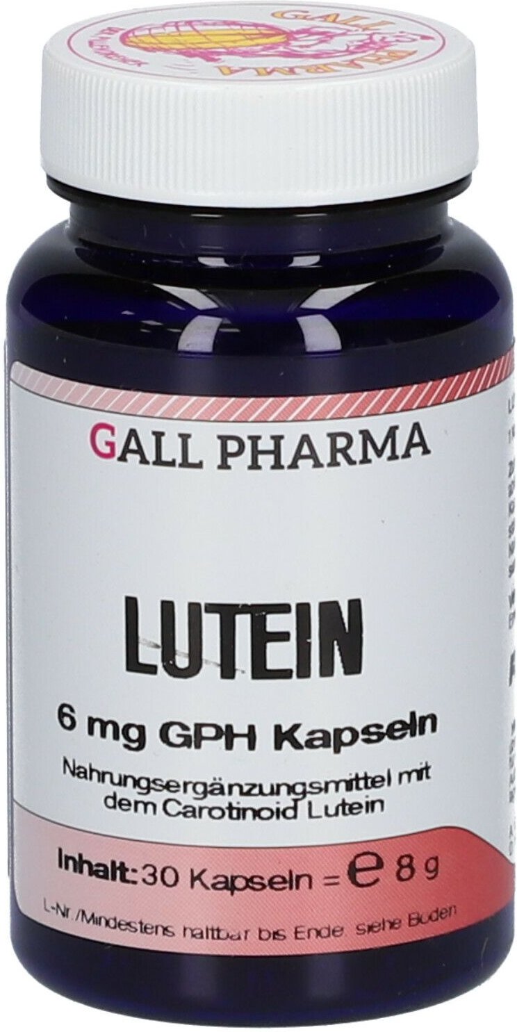 Lutein 6 mg GPH Kapseln 30 St