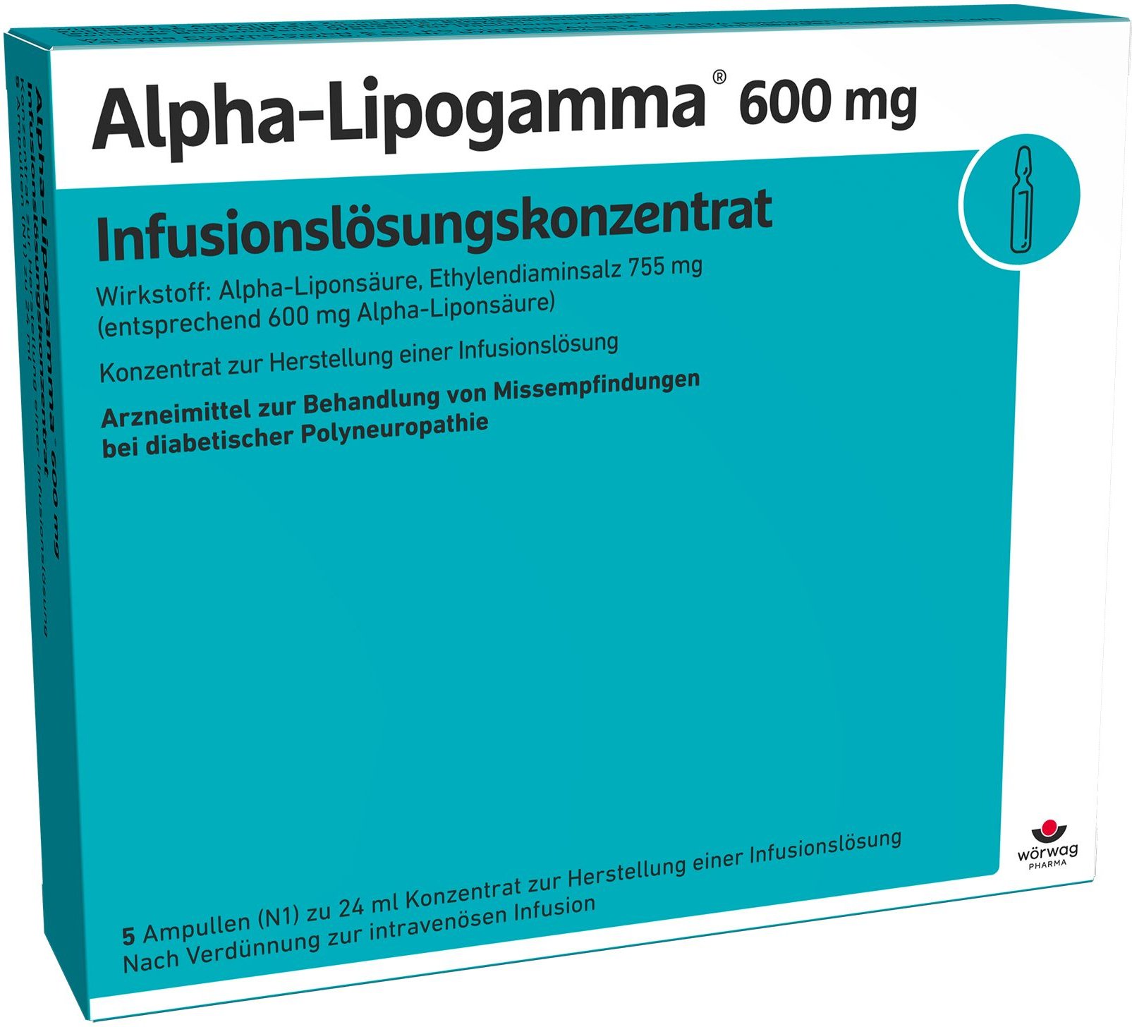 Alpha Lipogamma 600 Infusionslösung