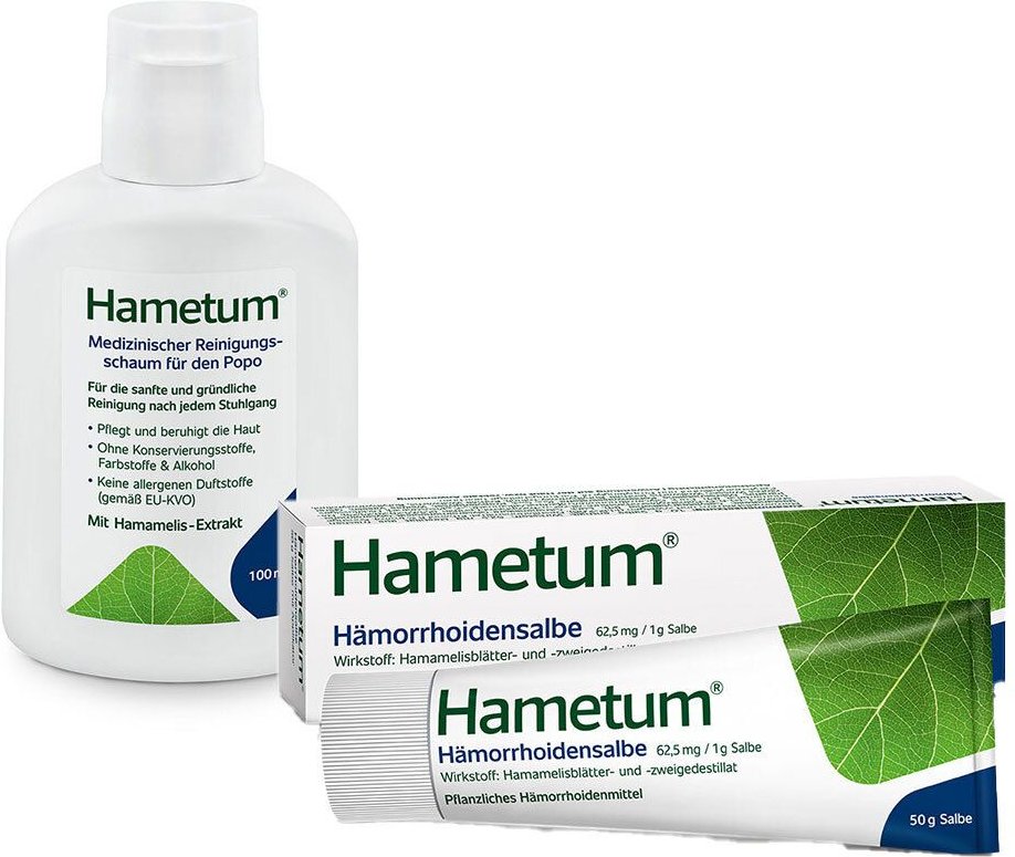 Thumbnail - Hametum Hämo Set (Salbe + Schaum) 1 St