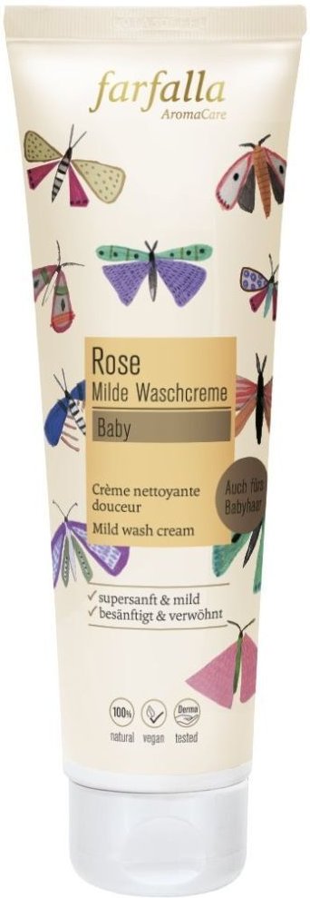 Farfalla Baby Milde Waschcreme Rose 145 ml Creme