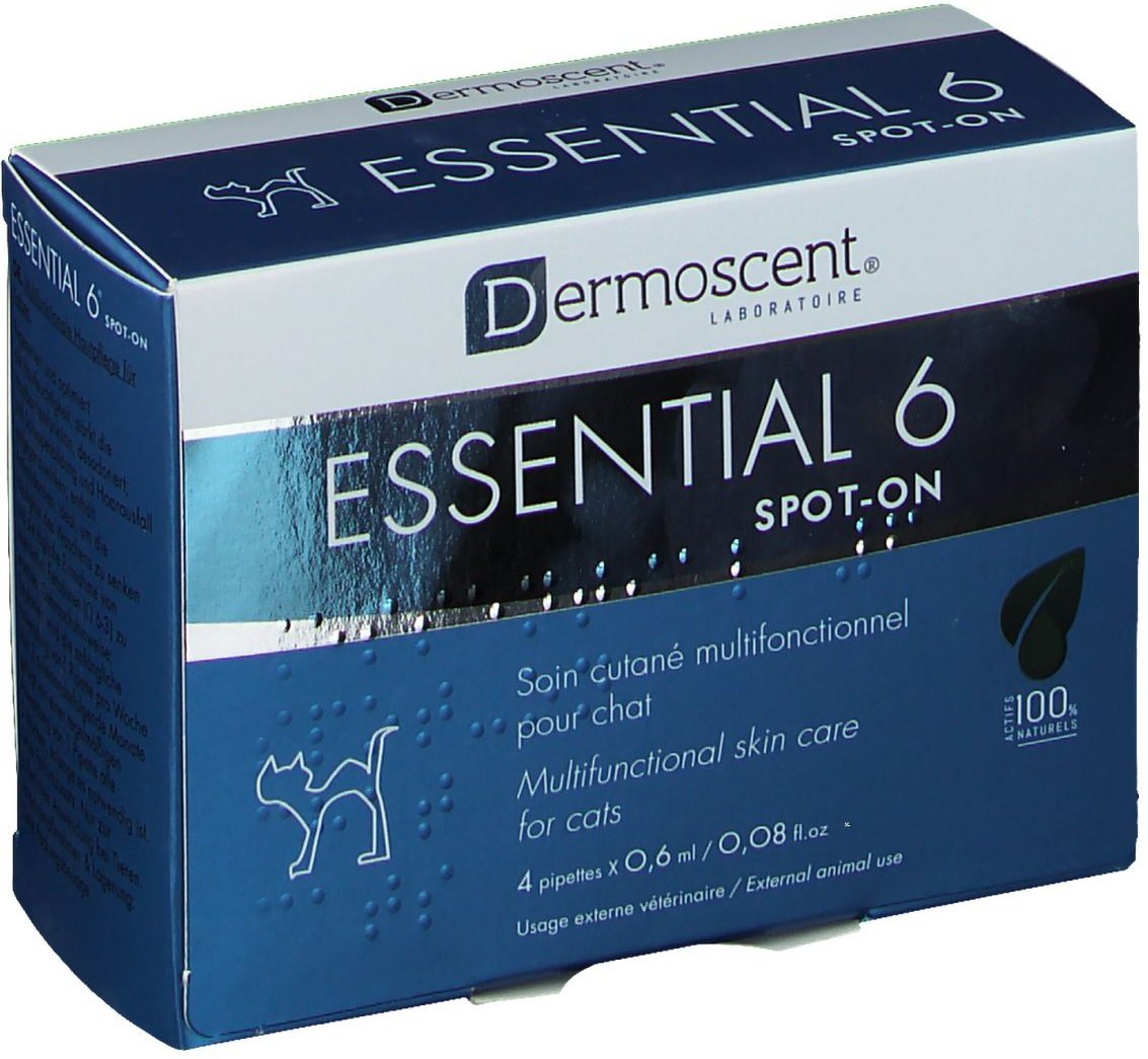 Essential 6 Spot on Katze 4 St Einzeldosispipetten