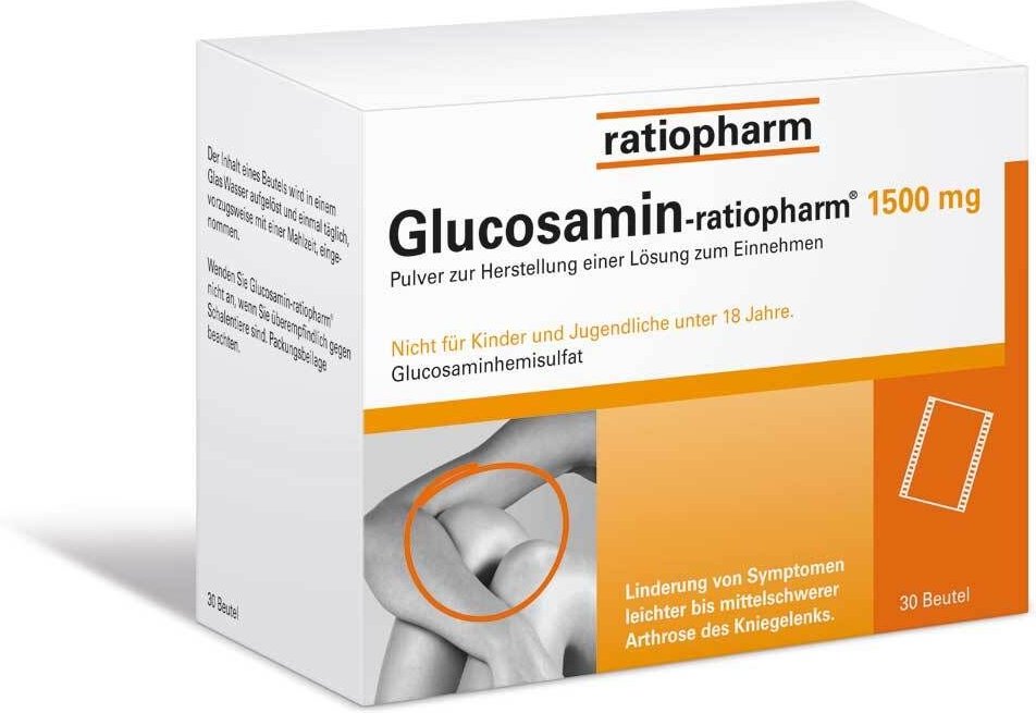 Glucosamin ratiopharm 1500 mg Beutel