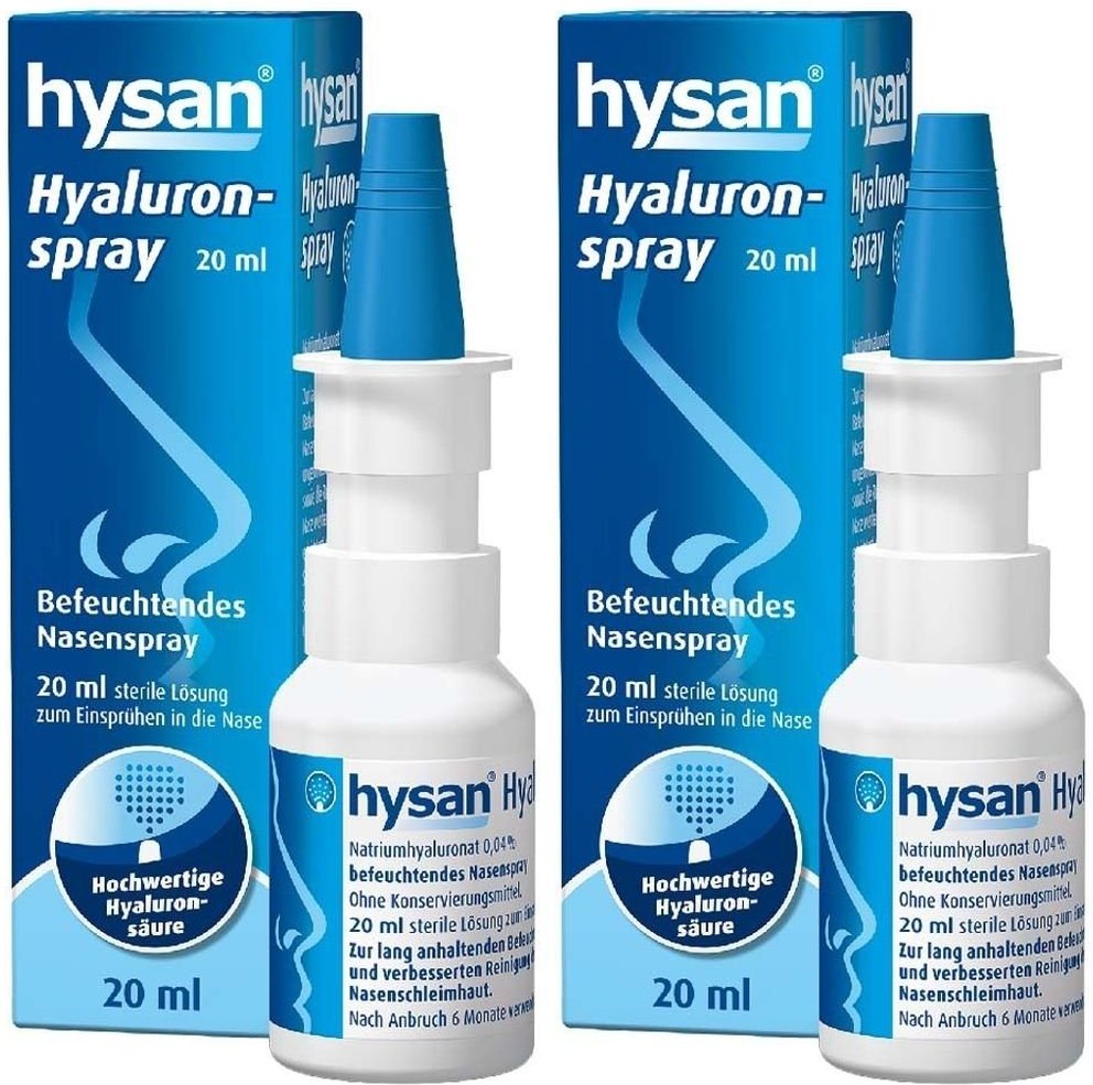 Hysan Hyaluronspray 2x 2x20 ml Nasenspray