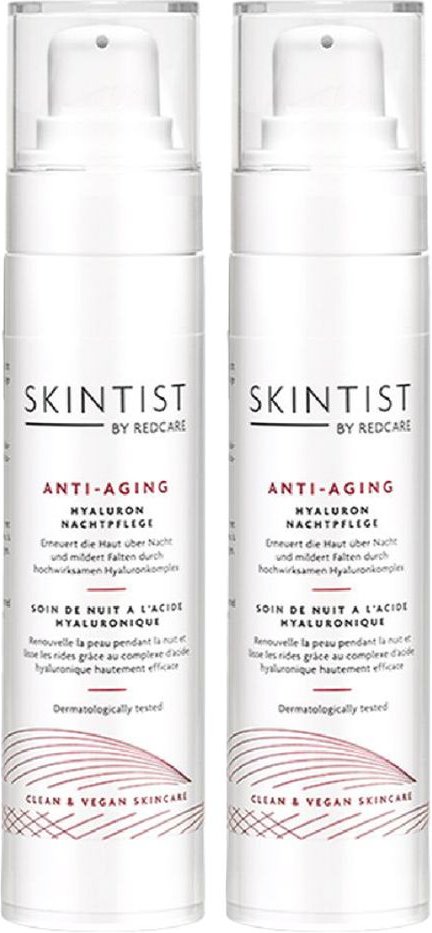 Skintist Anti-Aging Hyaluron Nachtpflege Creme Doppelpack 2x50 ml