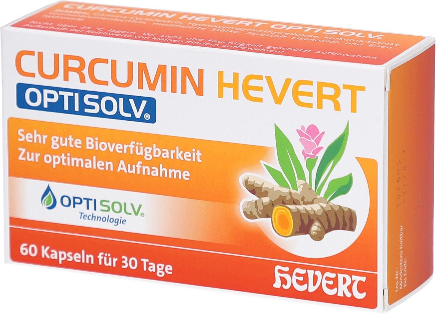 Curcumin Hevert OptiSolv Kapseln 60 St