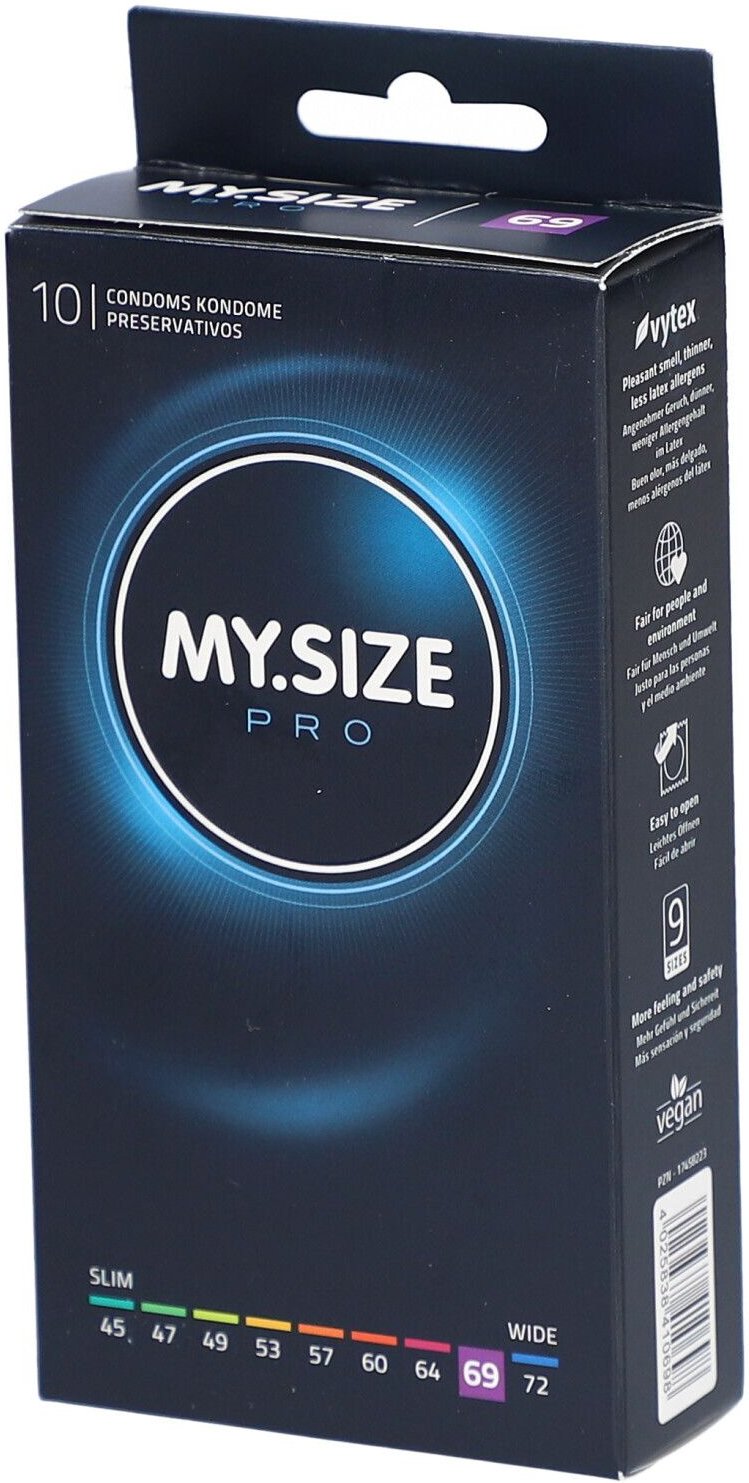 MY.SIZE PRO, 69 mm, 10 Stk.