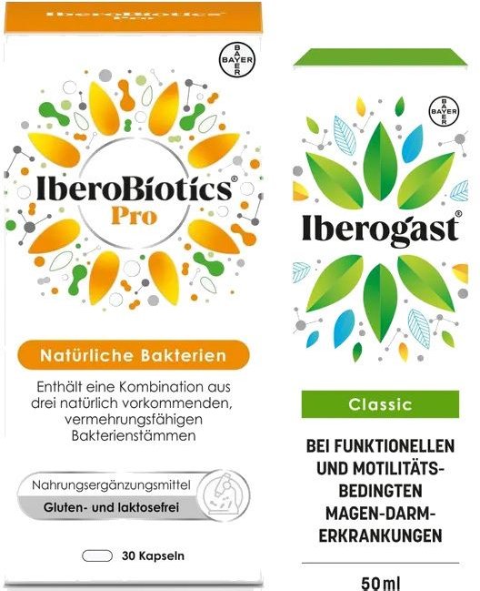 Iberogast Classic Flüssigkeit zum Einnehmen & Iberobiotics Pro Kapseln 1 St