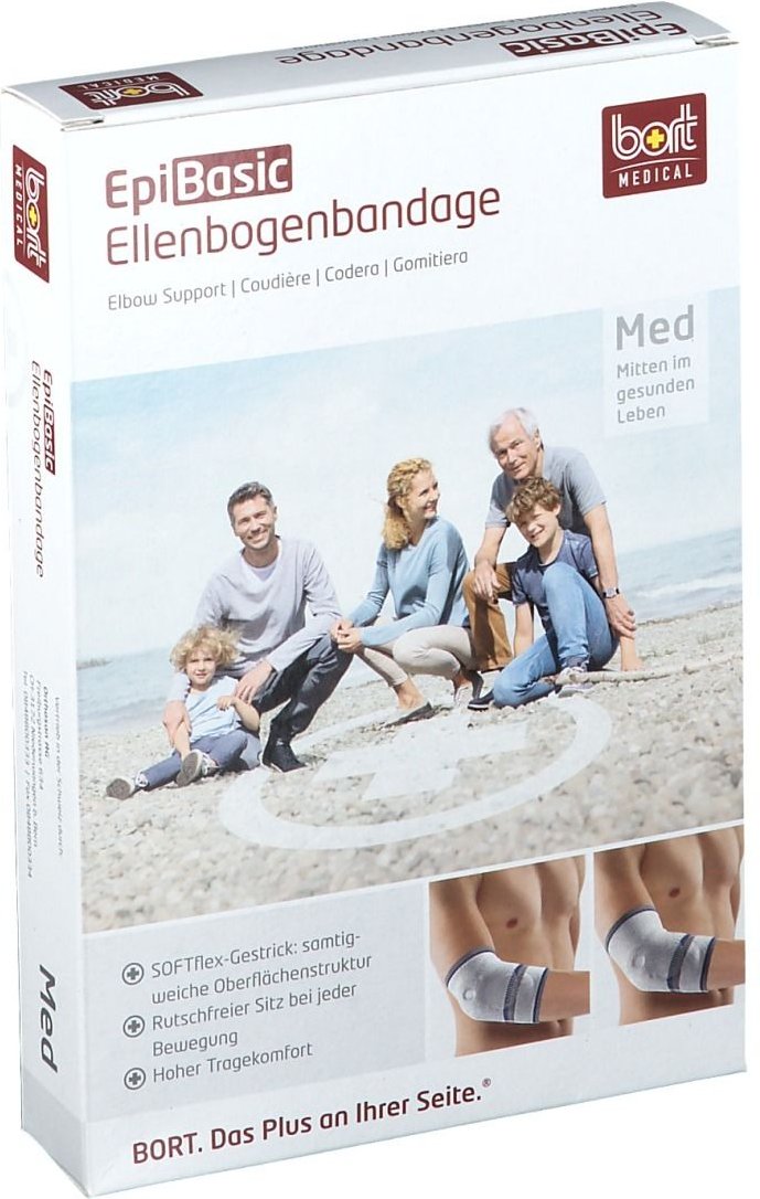 Bort EpiBasic Bandage L silber 1 St Bandage(s)